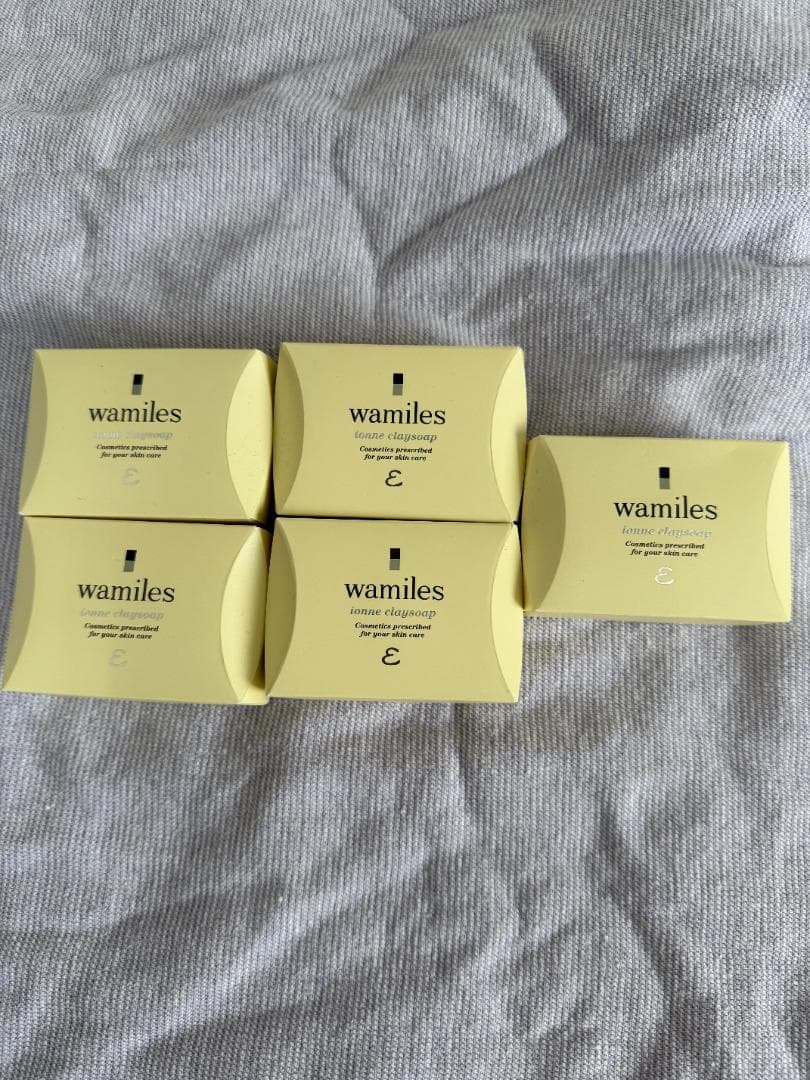 ワミレス　イオンヌクレイソープε 5個セット wamiles（ワミレス） ベーシックライン イオンヌ クレイソープ 100g