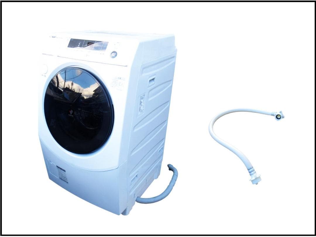 ■095■SHARP■ドラム式洗濯乾燥機■22年製■ES-H10F-WR■