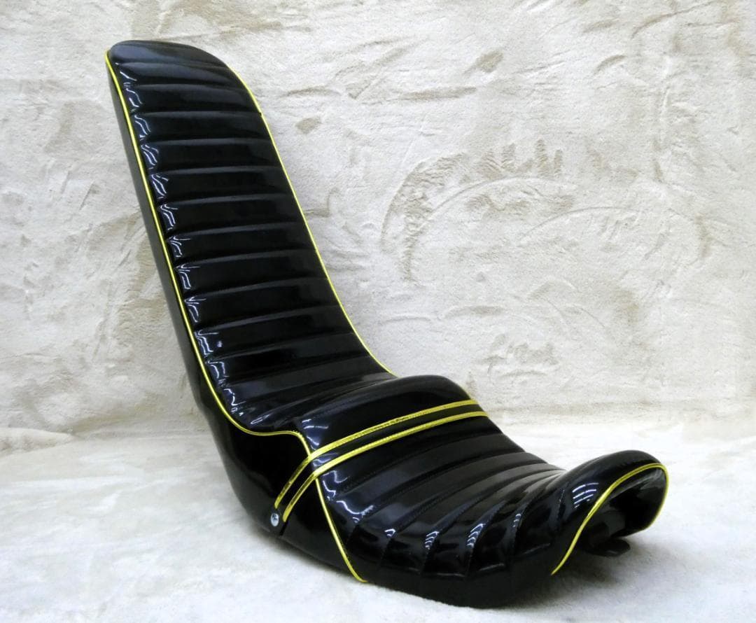 ゼファー400後期 三段シート 黒金エナ60センチ/ZR400 C5 C6 C7