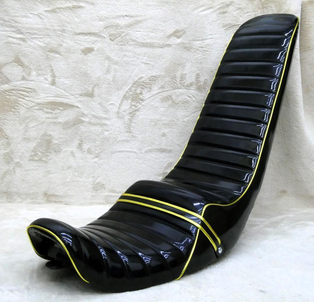 ゼファー400後期 三段シート 黒金エナ60センチ/ZR400 C5 C6 C7