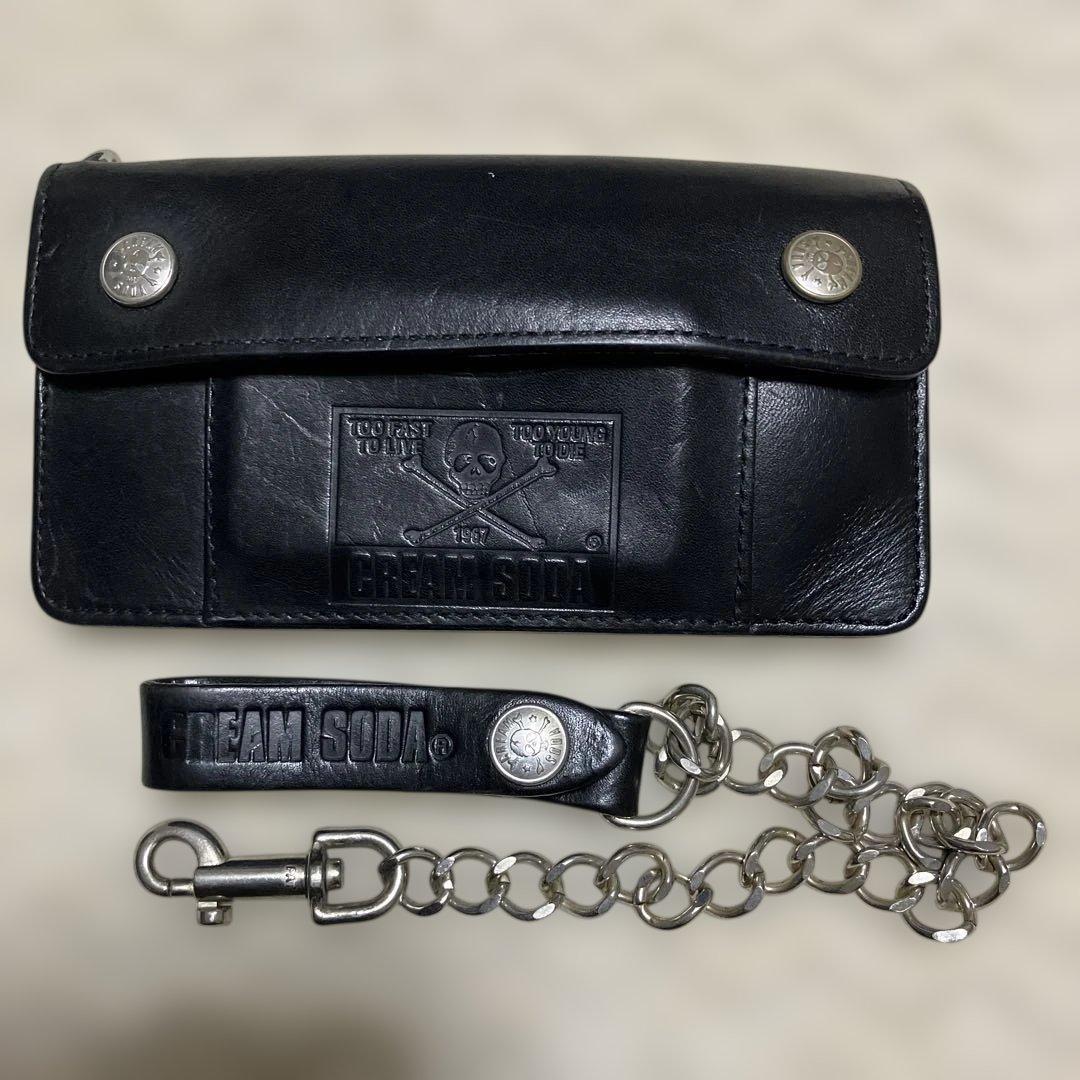 (激レア) クリームソーダ　オリジナル　トラッカーウォレット　チェーンセット