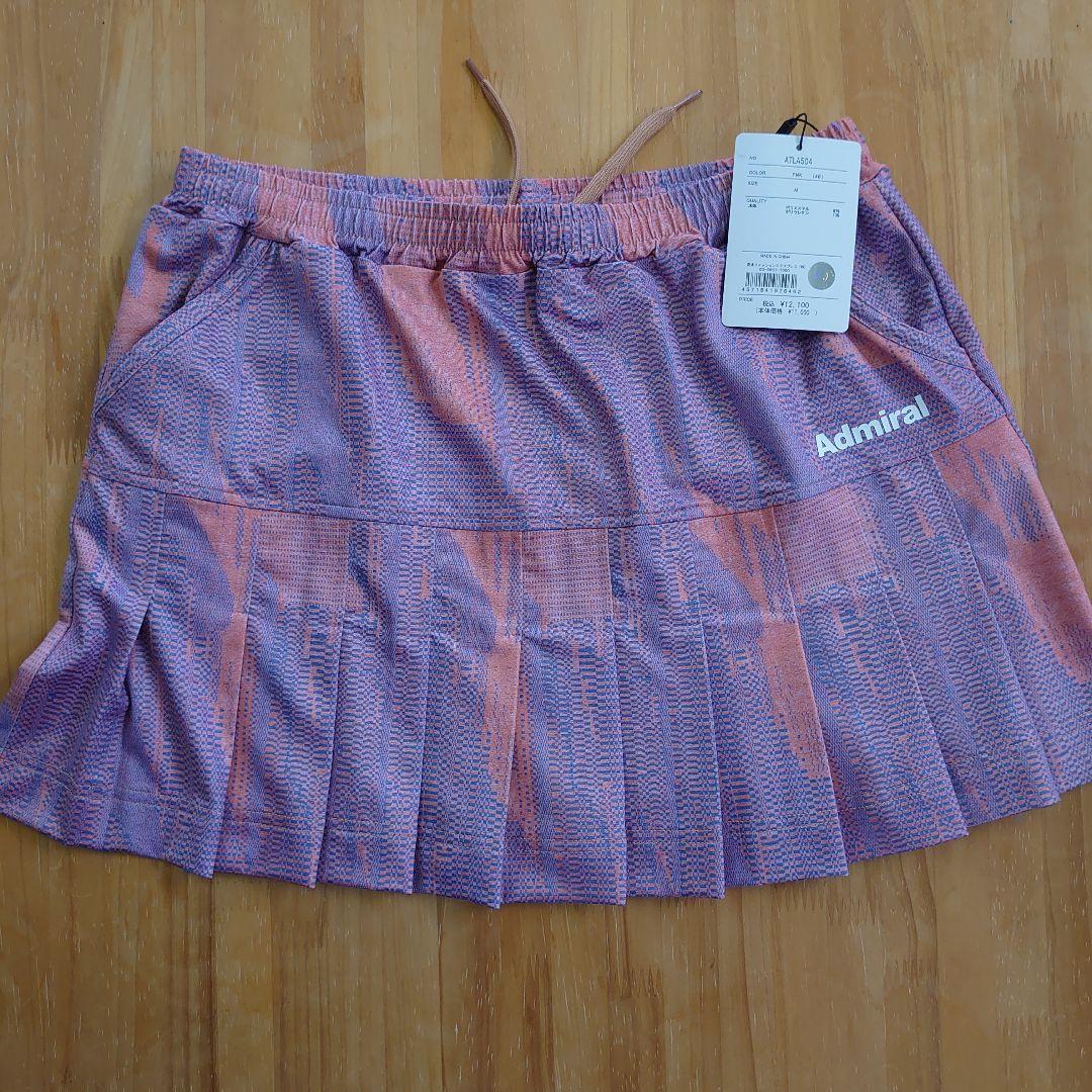 未使用　Admiral　レディススコート　ATLA504 PNK Mサイズ アドミラル(Admiral) ウェア（レディース） ]グラフィックプリーツ