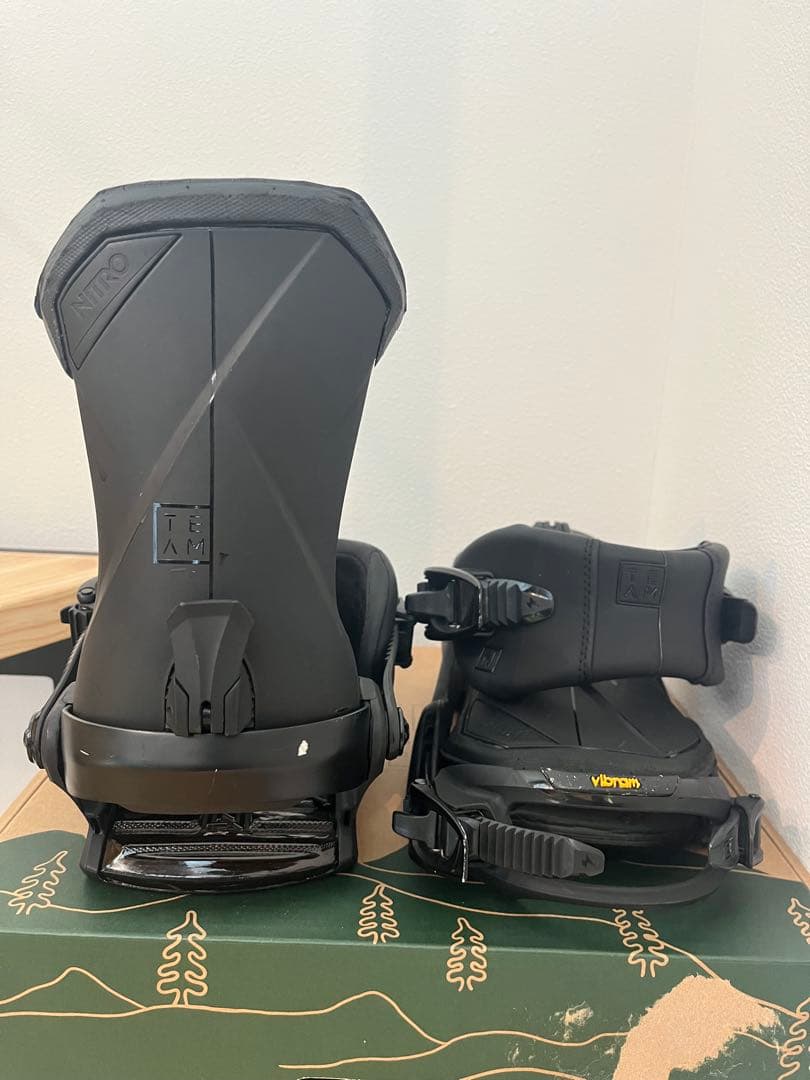 NITRO binding/TEAM/ブラック/ビンディング　21-22Mサイズ