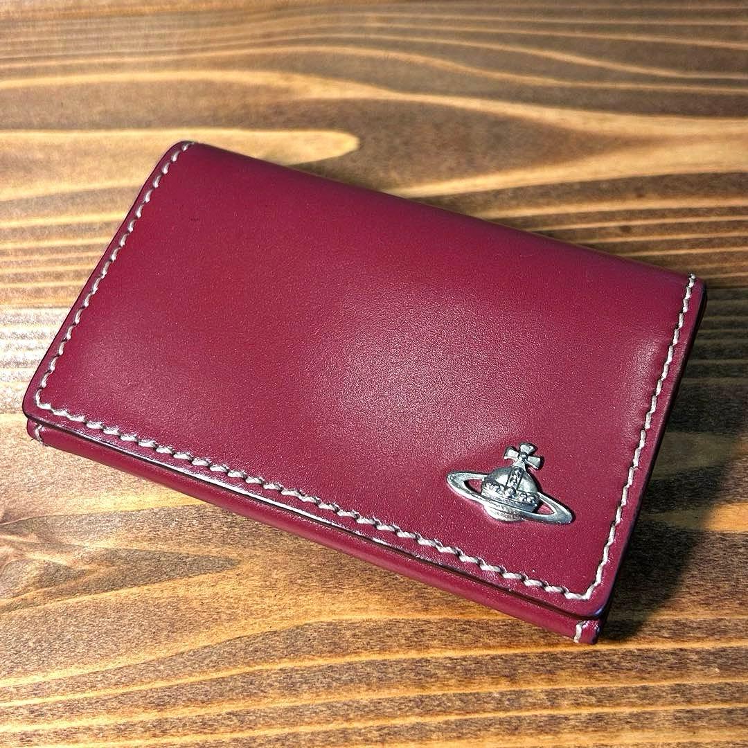 Vivienne Westwood 名刺入れ カードケース ワインレッド - メルカリ