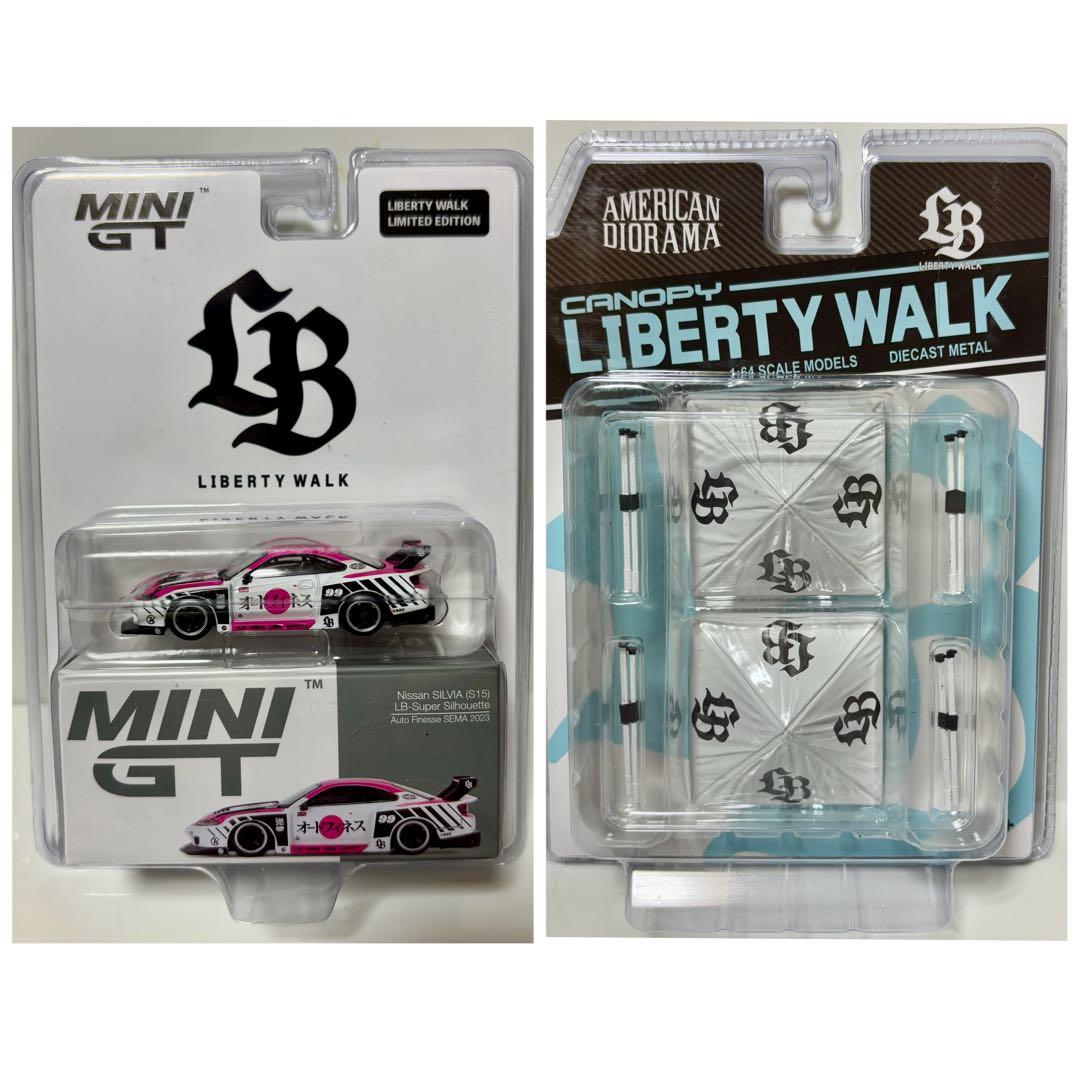 MINI GT 1/64 【LBWK限定】 SILVIA S15 ＆ LBテント