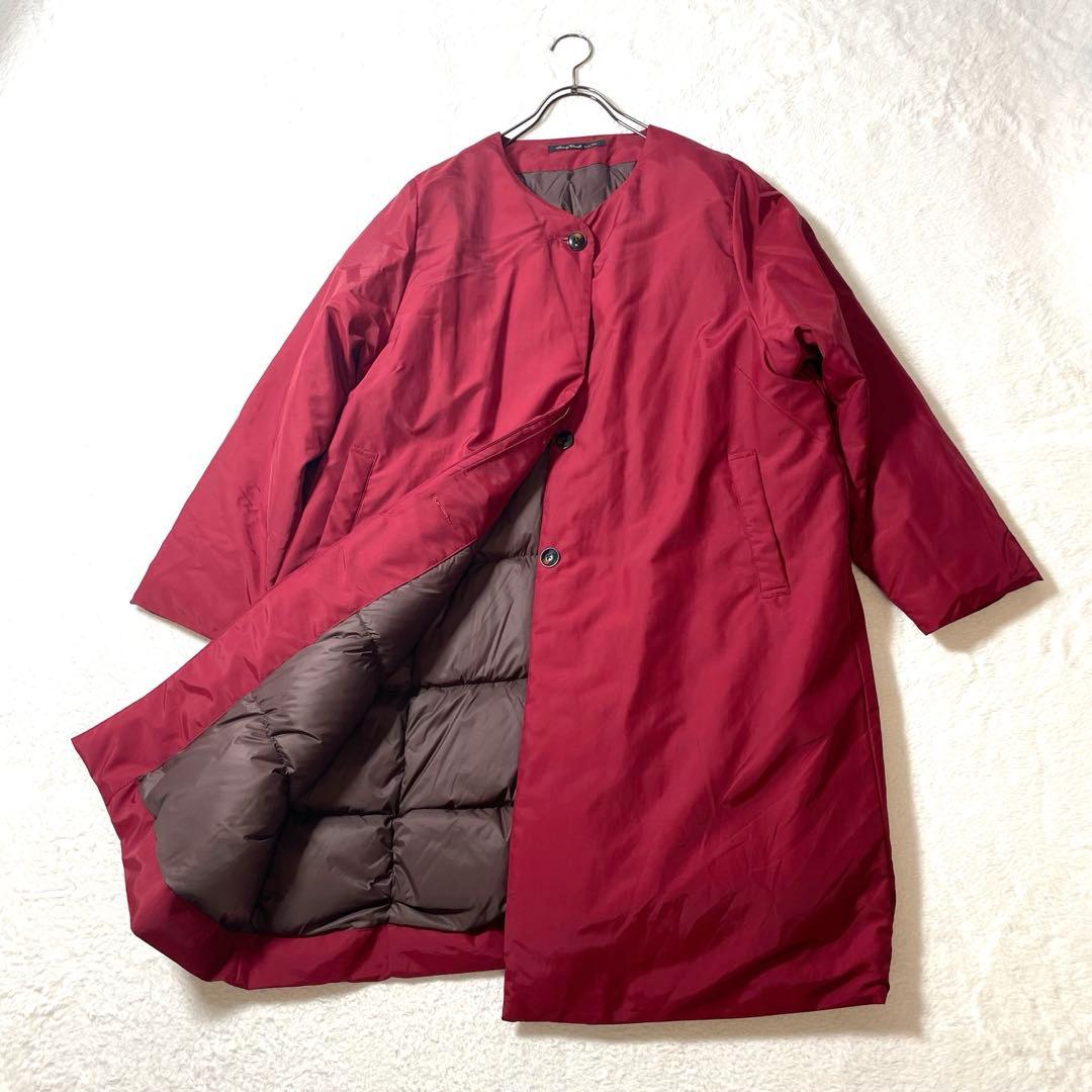 3L✨完売品 Sunny Clouds 極薄 ダウンコート 赤 大きいサイズ - メルカリ