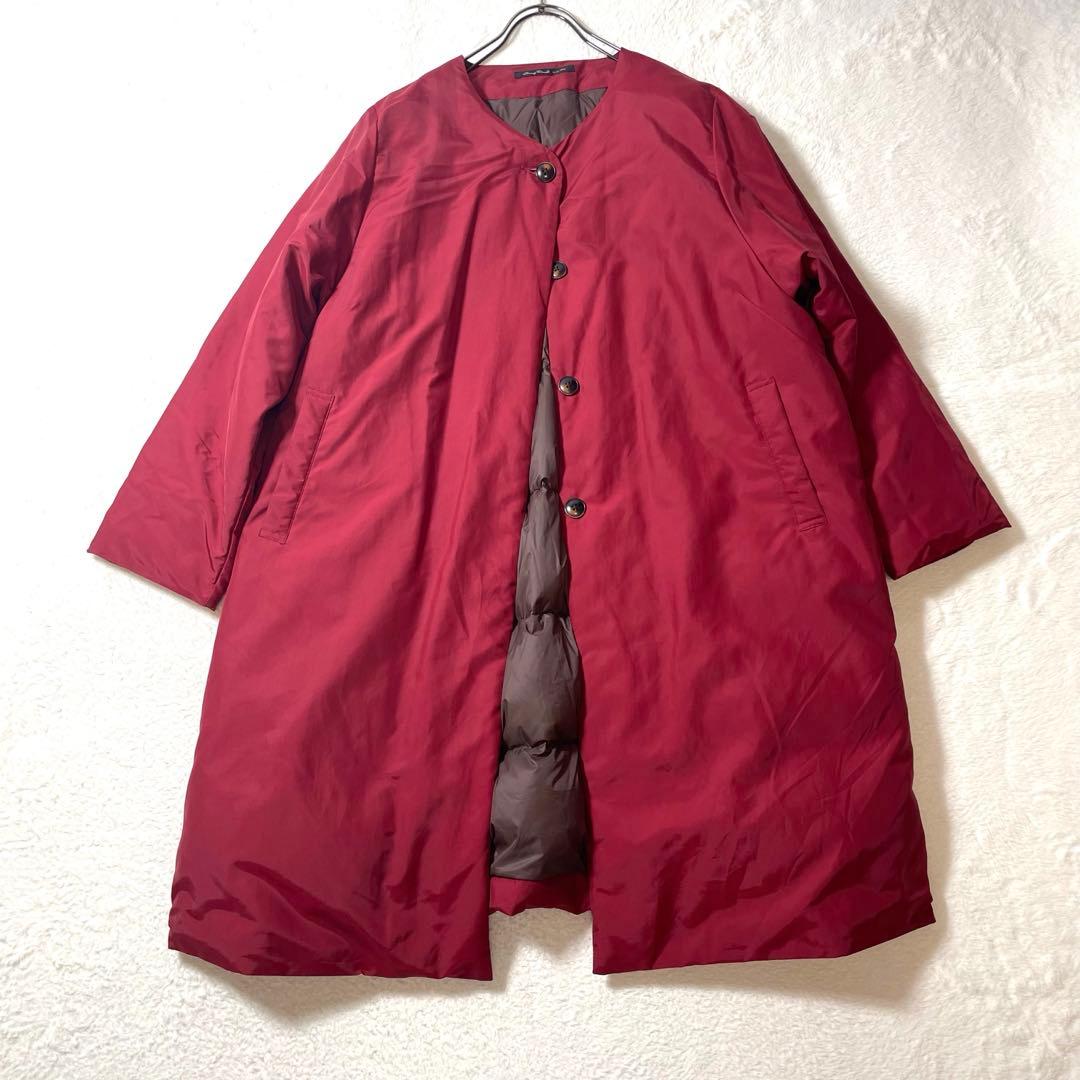 3L✨完売品 Sunny Clouds 極薄 ダウンコート 赤 大きいサイズ - メルカリ