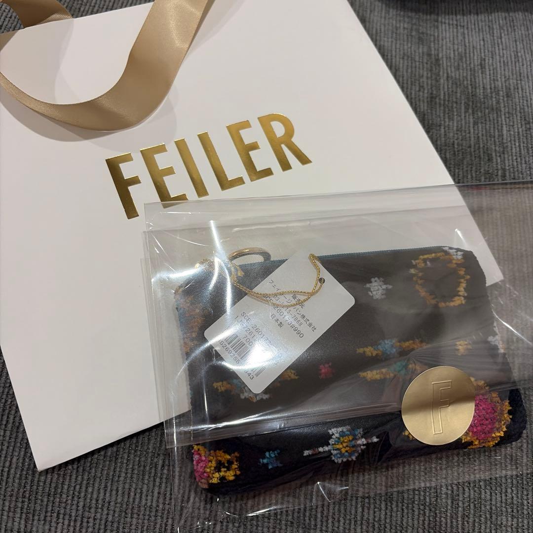 新品・ショッパー付き】FEILER シンス SINCE フラットポーチ ポーチ