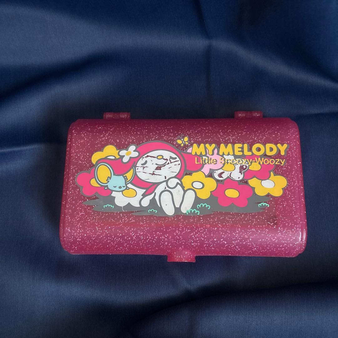 平成レトロ 当時物 サンリオ マイメロディ コスメケース ピンク