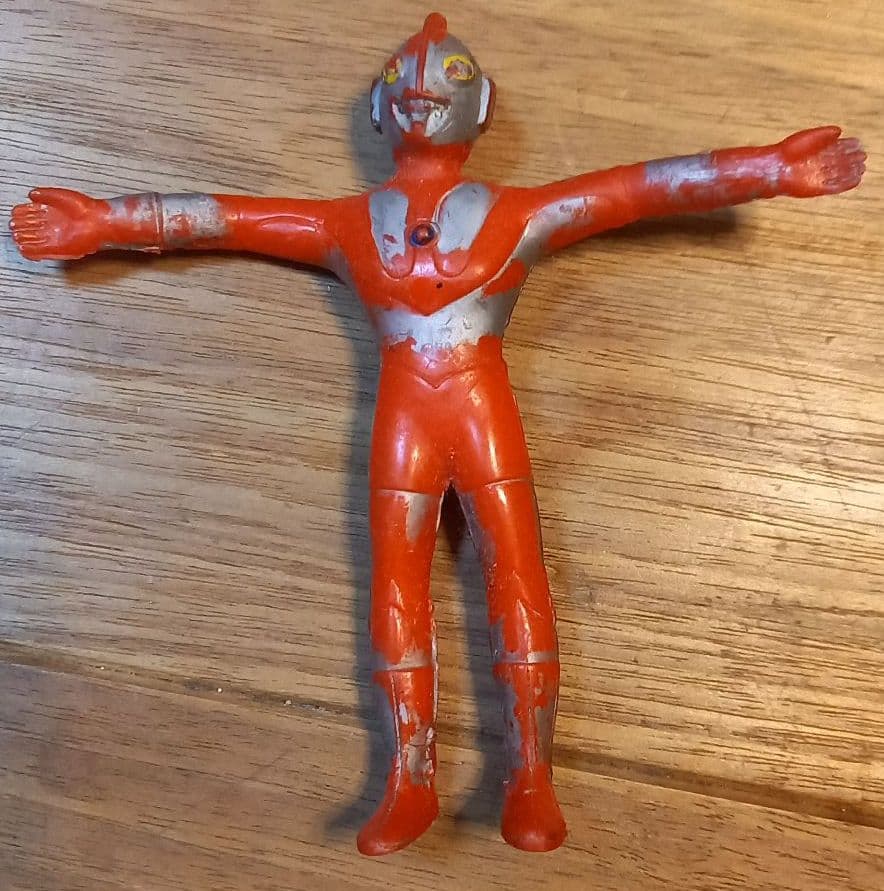 ウルトラマン　ゴム人形　昭和レトロ