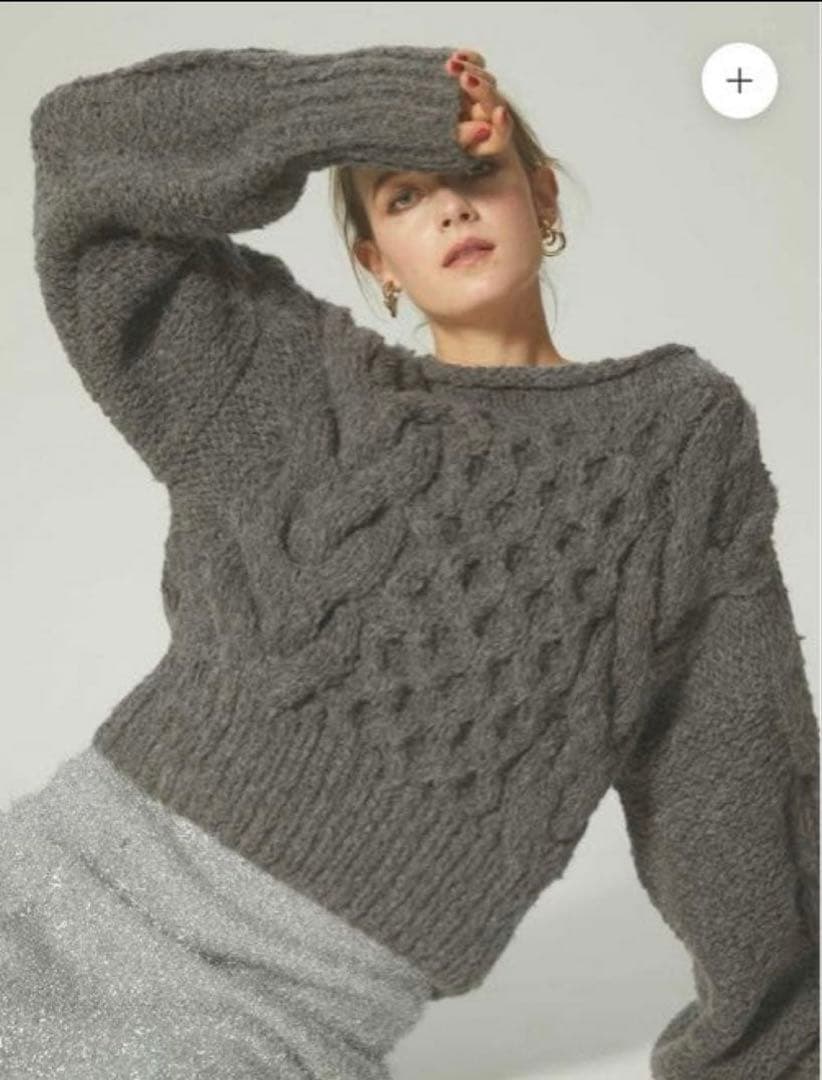 the toe ニームハンドメイドケーブルhandmade cable knit
