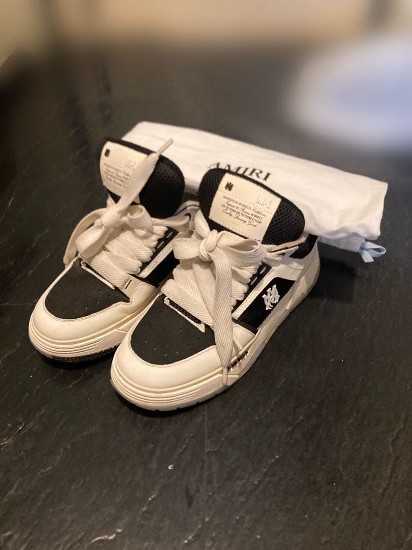 AMIRI MA-1 スニーカー　ブラックホワイト