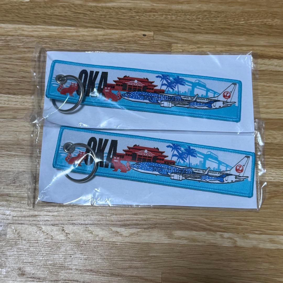 JAL フライトタグ 沖縄 OKA 2個セット 非売品 ⭐️週末までお値下げ