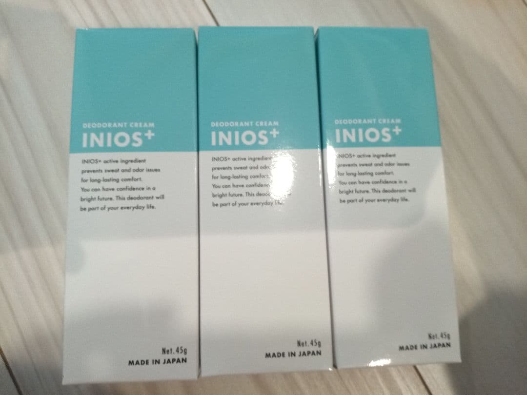 INIOS+ イニオスプラス デオドラントクリーム 45g 3本セット