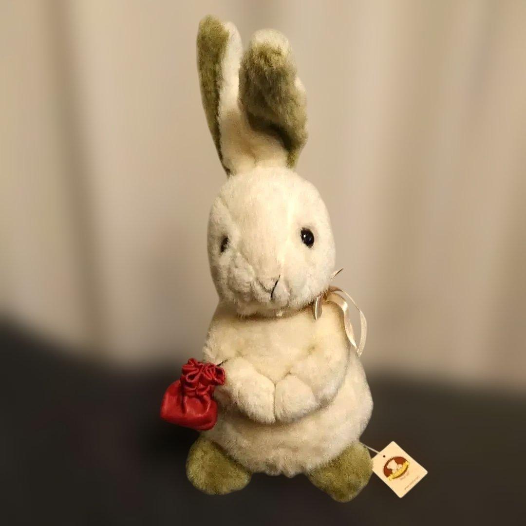 希少】三英 三英貿易 うさぎ ぬいぐるみ 昭和レトロ タグ付き - メルカリ