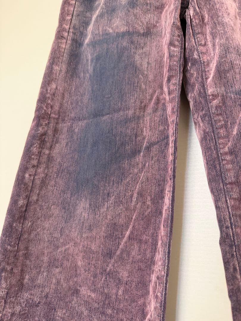 MOUSSY VELVET DENIM PINK - パンツクラシック