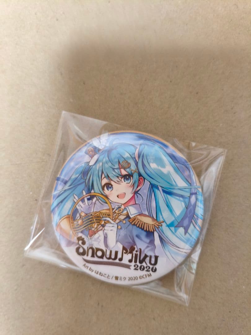 初音ミク  Miku 雪ミク 2020 缶バッジ