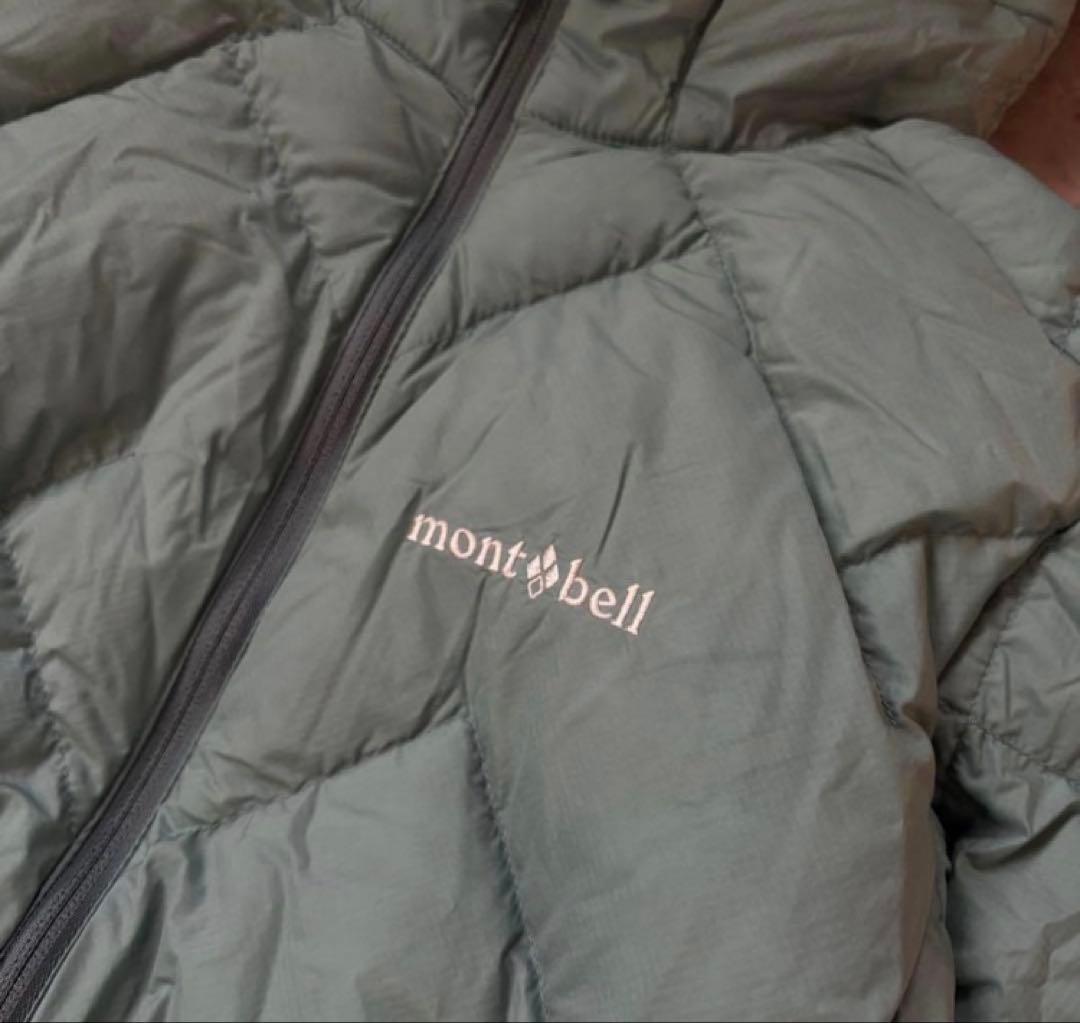 mont-bell ネージュダウンパーカ 水色ドローコード付き M ［入手困難