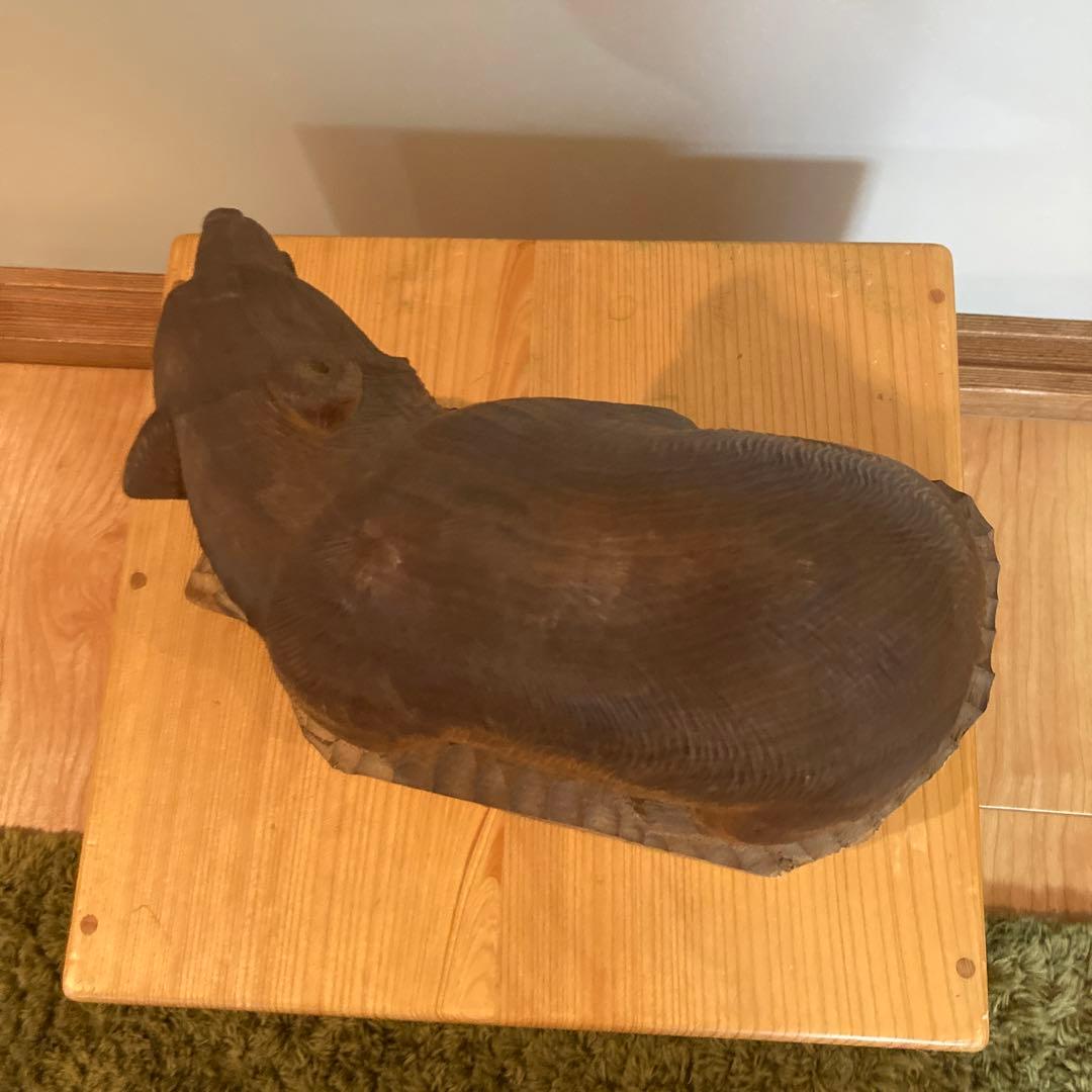 加藤貞夫 木彫り熊 八雲 美品 貴重 木彫 - メルカリ