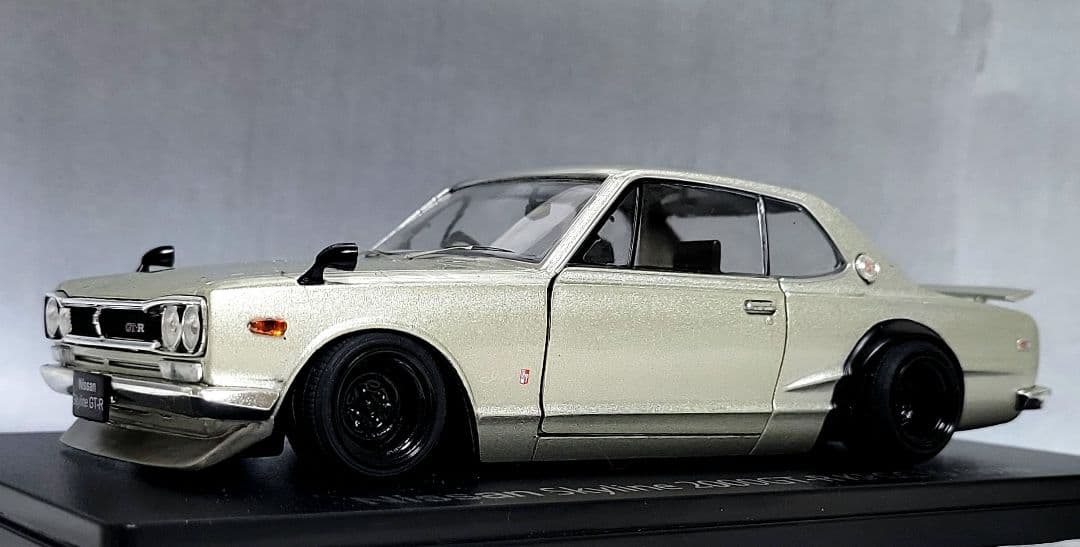 1/24　スカイライン改　ハコスカ2Dr　GT-R　鉄っちん　深リム　ホイール