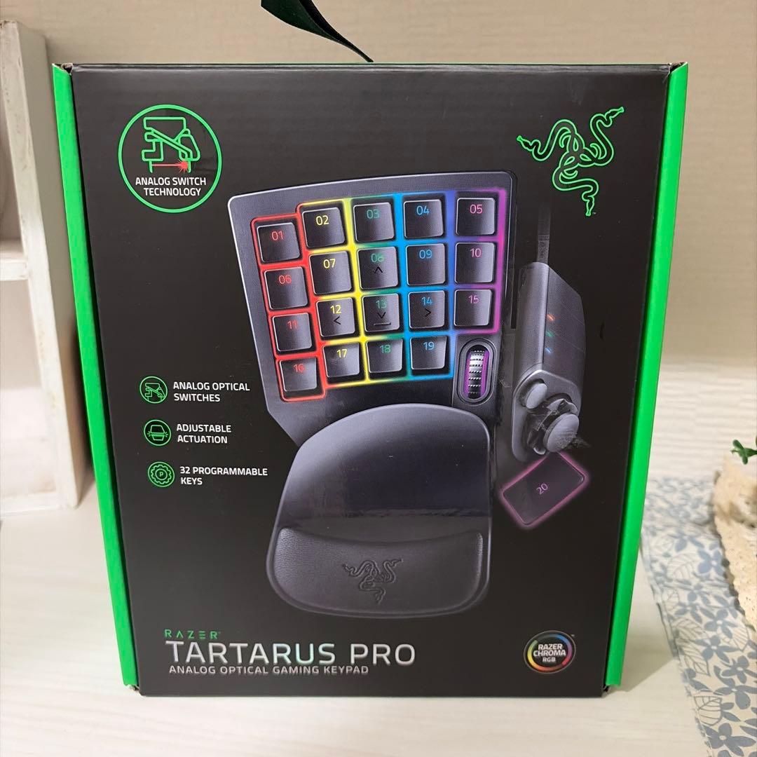 【ほぼ新品、開封あり】Razer TARTARUS PRO 左手キーボード Amazon.co.jp: Razer Tartarus Pro 左手キーパッド 20個のアナログ動作