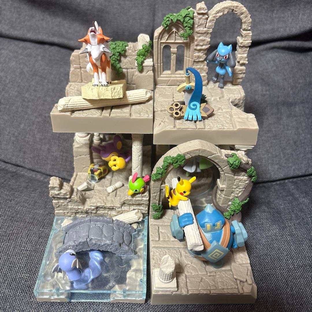ポケモン ジオラマコレクション 古城の遺跡 コンプリートセット