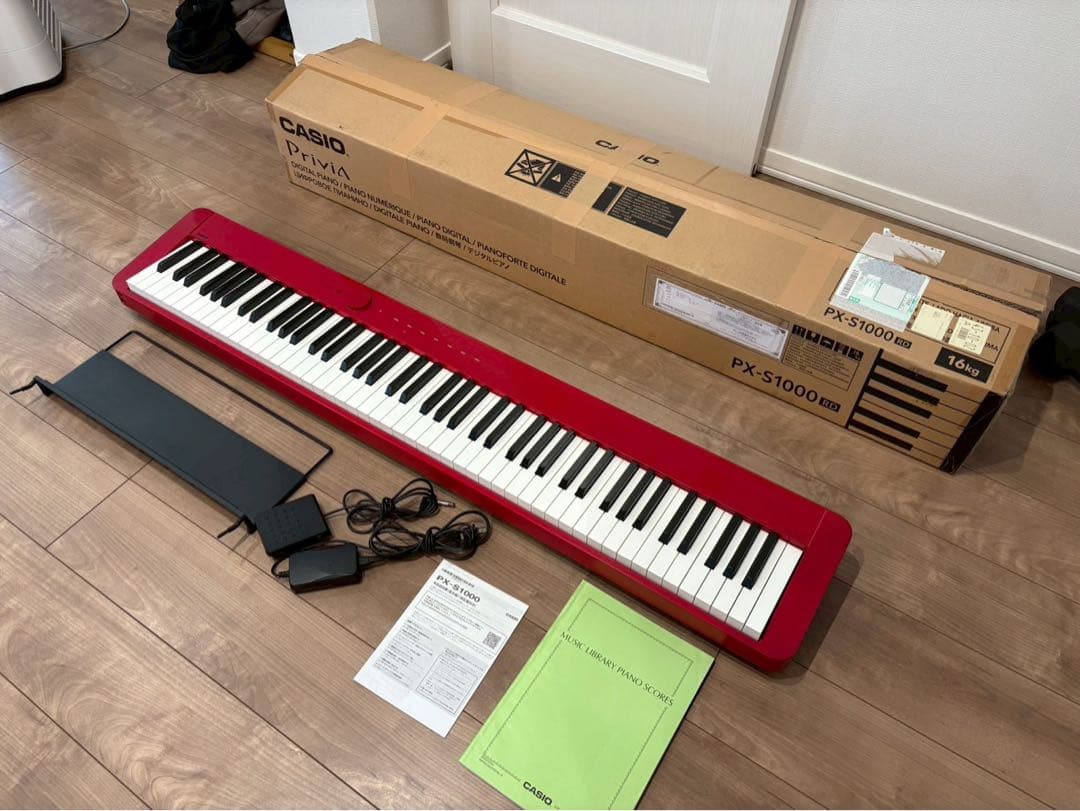 CASIO Privia PX-S1000RD 動作確認済み