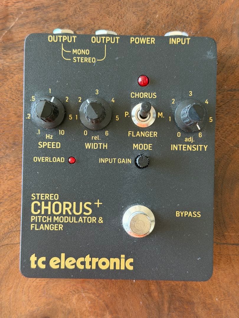 tc electronic SCF GOLD ギターエフェクター TC Electronic SCF SE Gold Stereo Chorus Flanger Pedal - Special