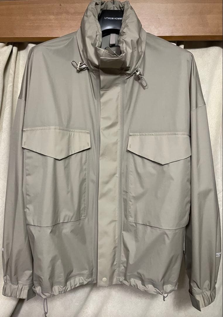 HYKE PERTEX WEP JACKET ナイロン ジャケット ベージュ