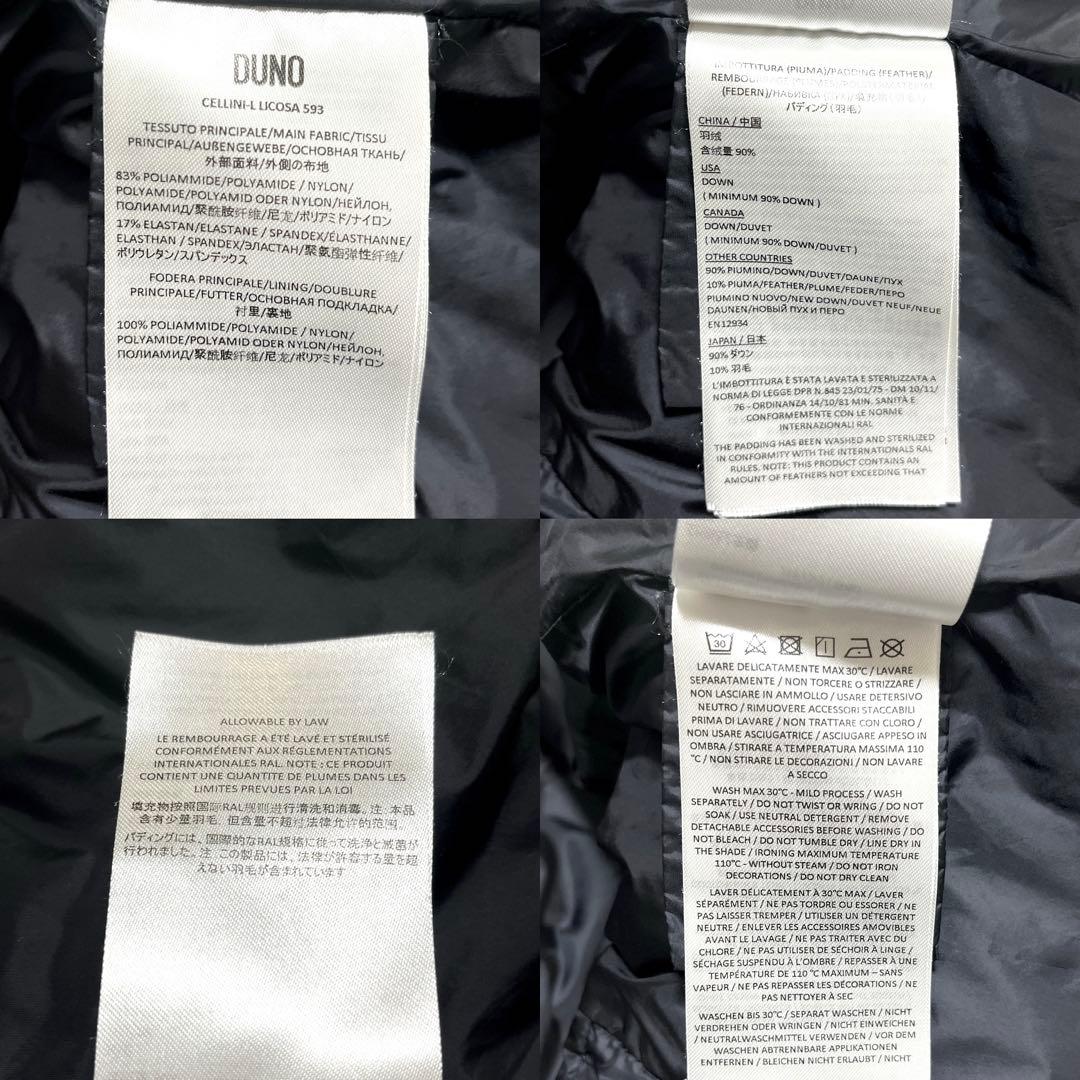 ✨極美品✨DUNO チェリーニ ダウンコート ロング丈 Lサイズ相当 A