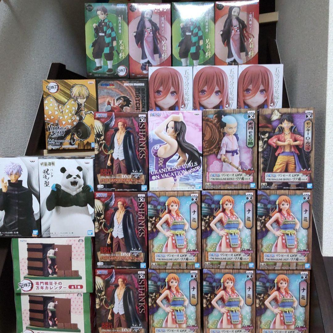ワンピース　呪術廻戦　ドラゴンボール　鬼滅の刃　フィギュア　まとめ売り 鬼滅の刃ドラゴンボールワンピース美少女フィギュアアニメノンジャンル