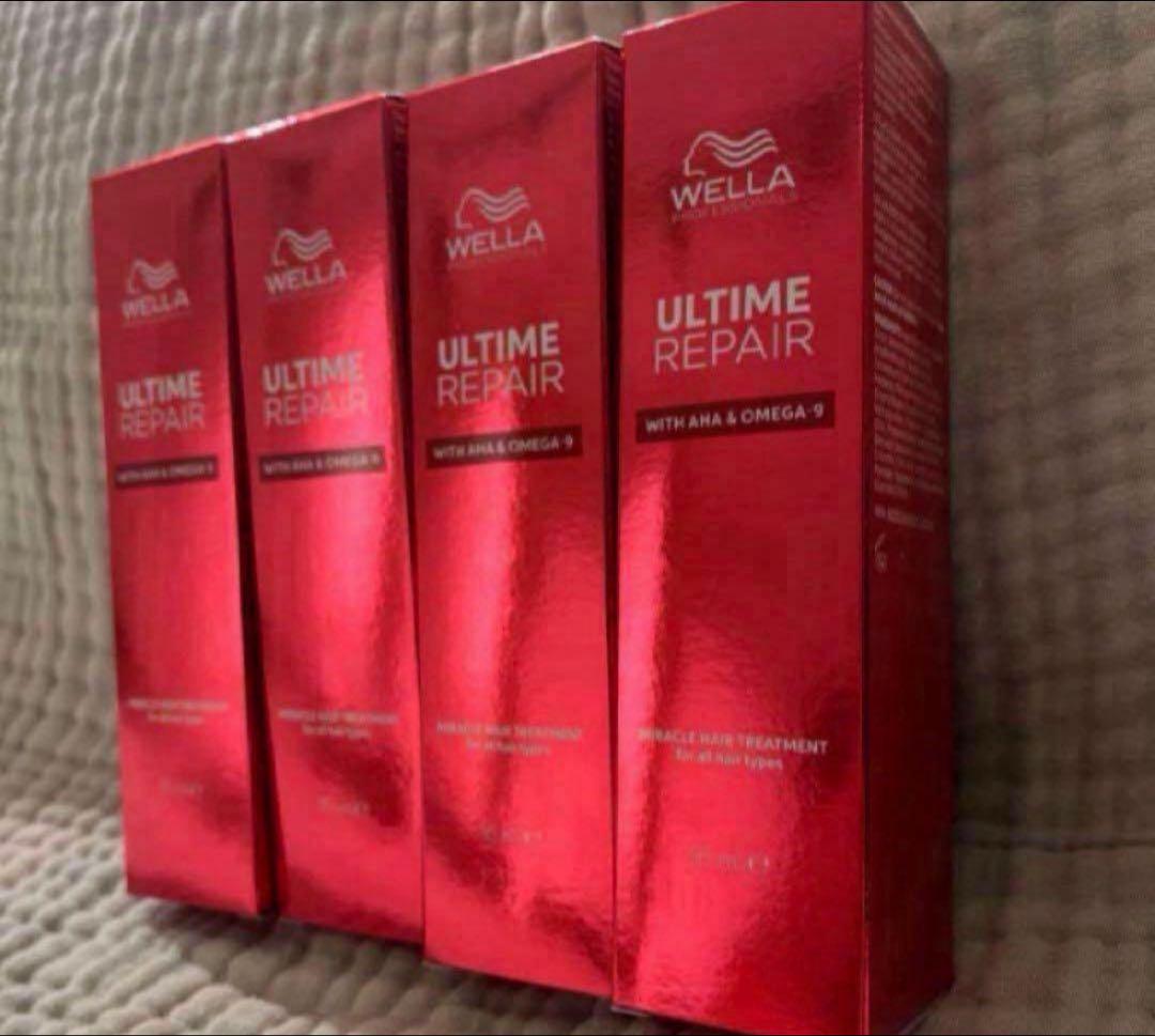 Wella ULTIME REPAIR トリートメント　4本　ミスト ウエラ アルタイムリペア ミラクルヘアトリートメント 95ml 選べる3
