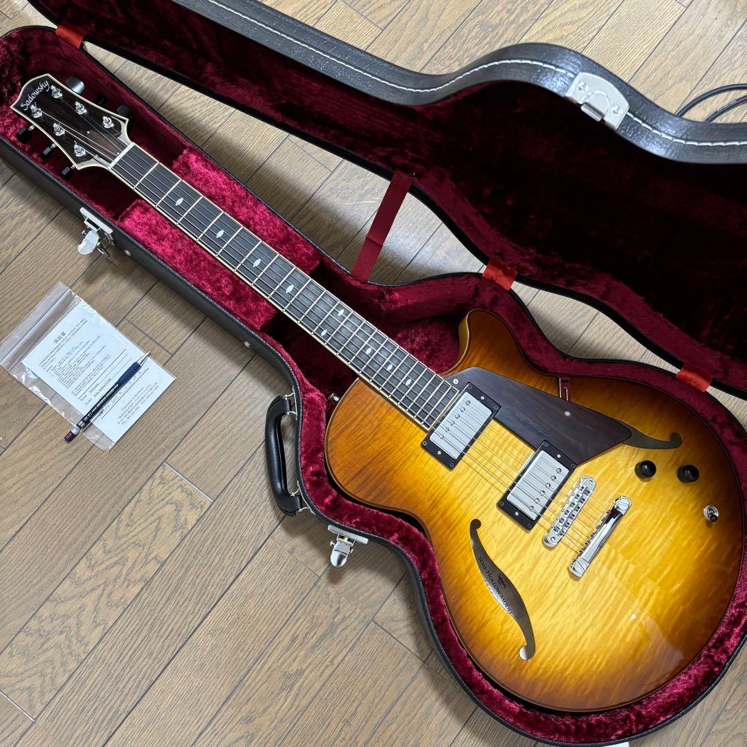 【美品】Sadowsky Semi Hollow Model 楽天市場】Sadowsky Semi Hollow Model Vintage Amber 国産 セミホロウ