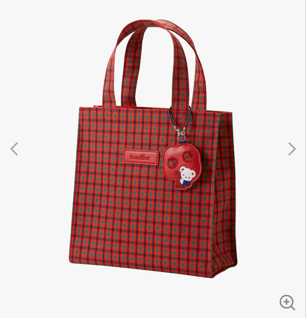 ファミリアfamiliar トートバッグ　red ☆おすすめ☆大人気トートバッグ♪｜ファミリア三越日本橋本店