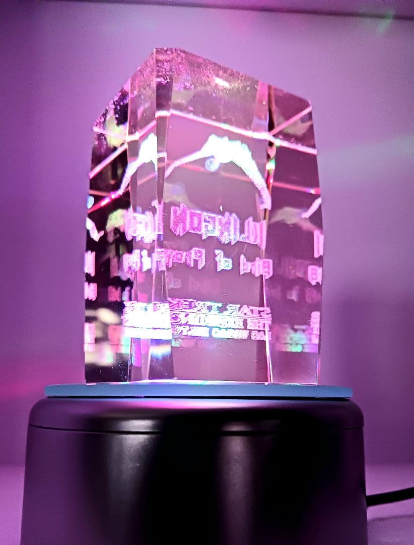 希少 スタートレック クリンゴン バード・オブ・プレイ 3Dクリスタル 希少 スタートレック クリンゴン バード・オブ・プレイ 3Dクリスタル