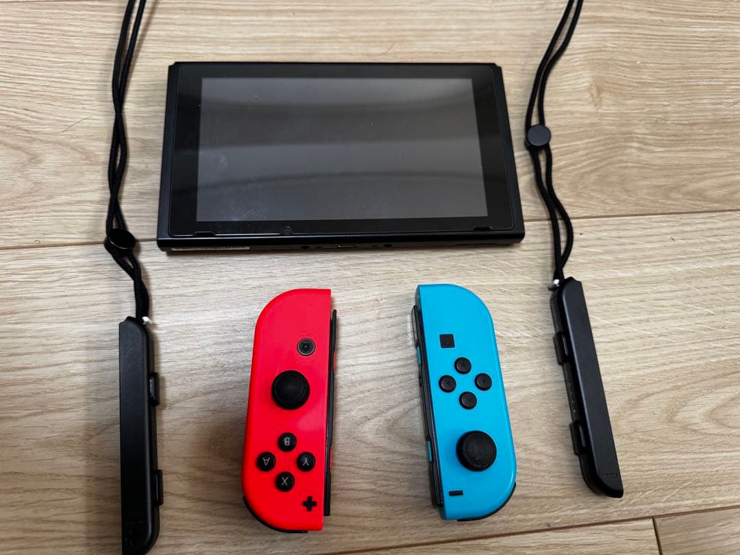 Nintendo Switch 本体 青/赤ジョイコン 任天堂 Nintendo 【純正】Joy-Con(L)/(R)［Switch］(L)ネオンレッド