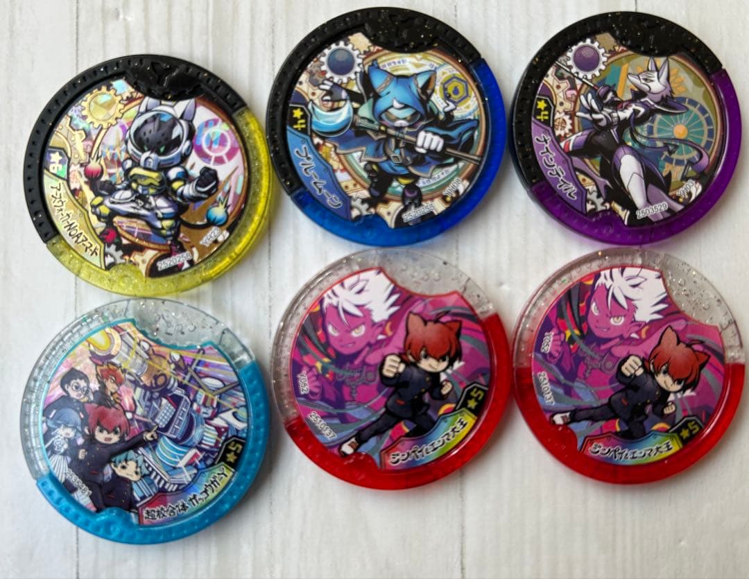 妖怪ウォッチ 妖怪メダル アースウォーカーNOA アーマード ほか6枚セット