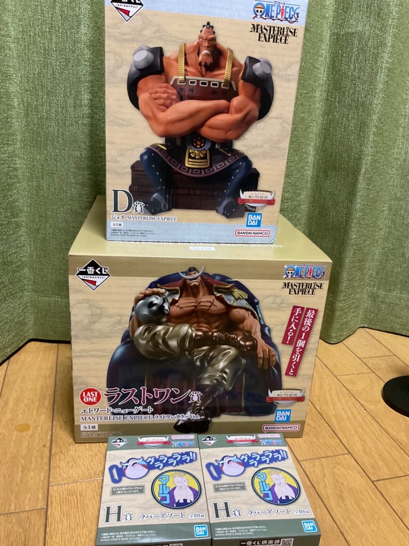 ワンピース　一番くじ　ラスワン白ひげ　ジョズ　おまけ付
