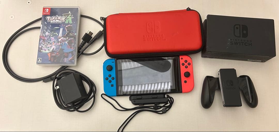 Nintendo Switch 本体 青/赤 + ポケモンソフト箱無し 任天堂（Nintendo） GB ゲームボーイ ソフトのみ ポケットモンスター