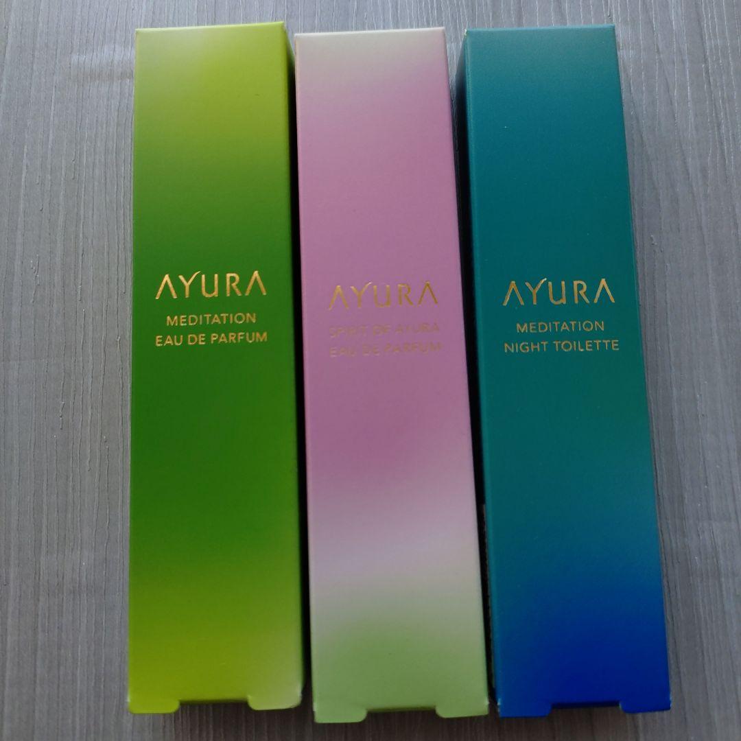 アユーラ　メディテーションナイトトワレ・オードパルファム・スピリットオブアユーラ