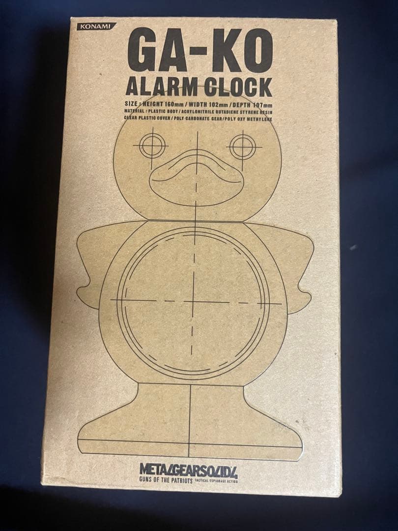 MGS4 メタルギアソリッド ガーコ アラームクロック レア】【美品】【首振りなし】メタルギアソリッド4 MGS4 ガーコ