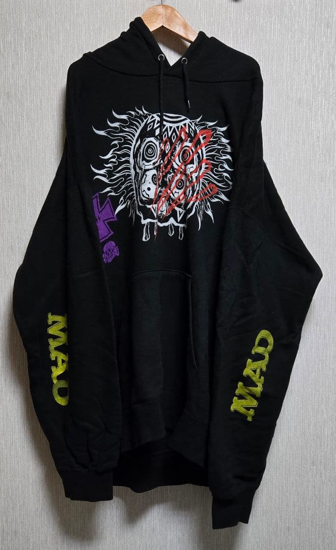 PSYCHOWORKS　カスタムビッグパーカー 楽天市場】『東京裏側』Syringe Bunny袖ファー付きビッグパーカー