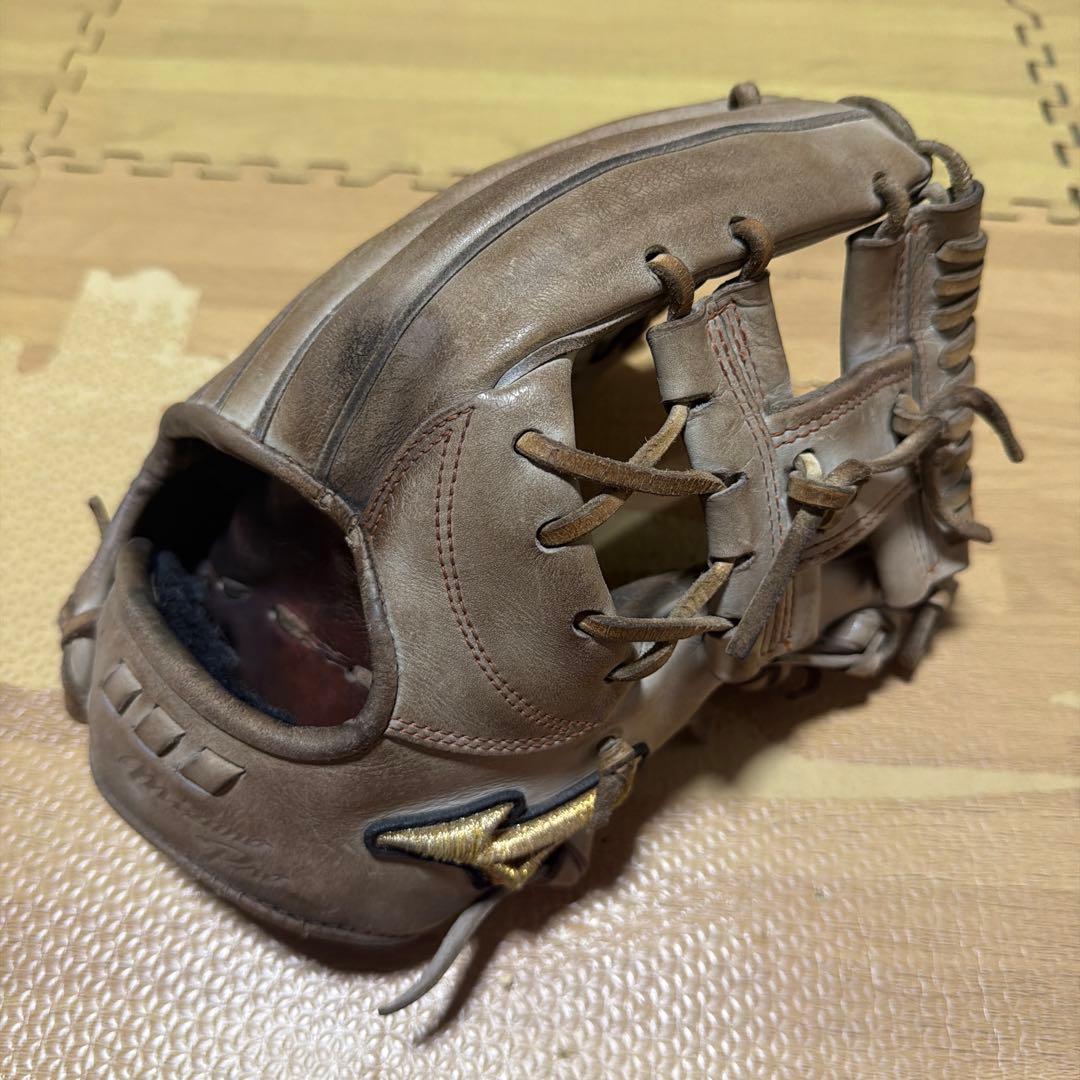 ミズノ 硬式グローブ ベージュ