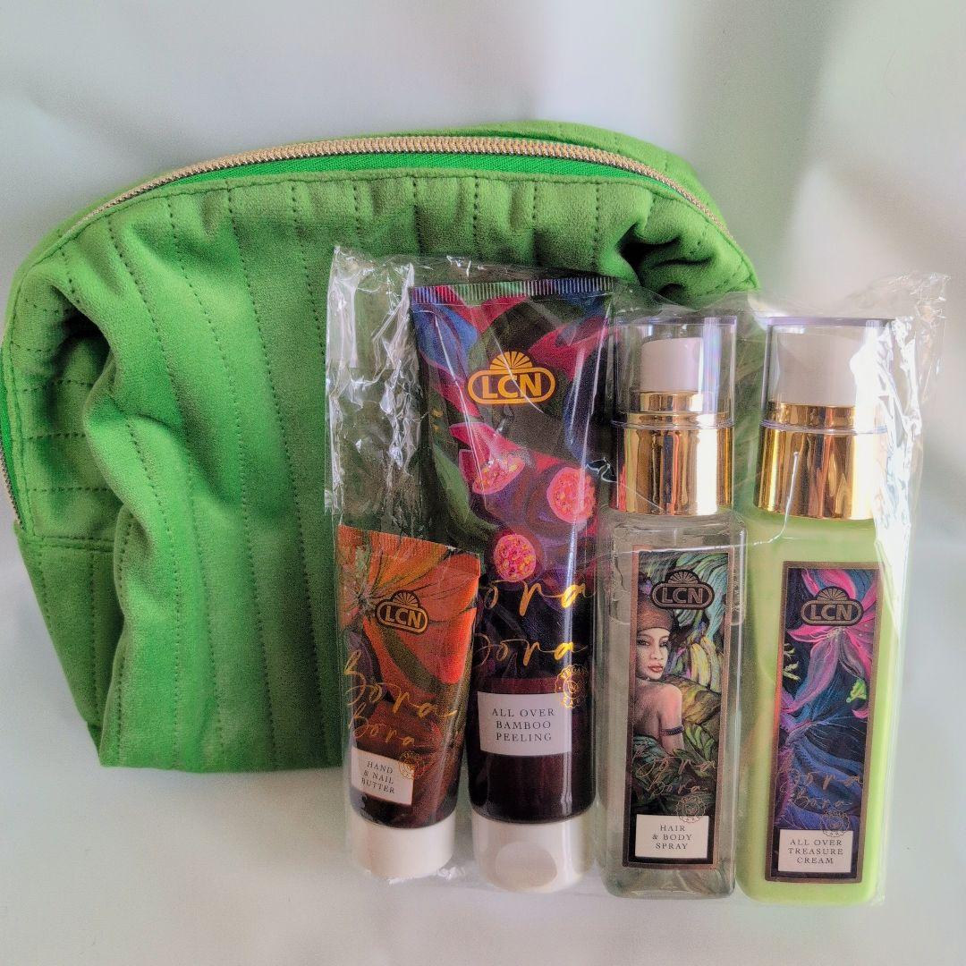 新品 未使用 LCN ボラボラ ハンド/ヘアケアセット ポーチ付き ドイツ製