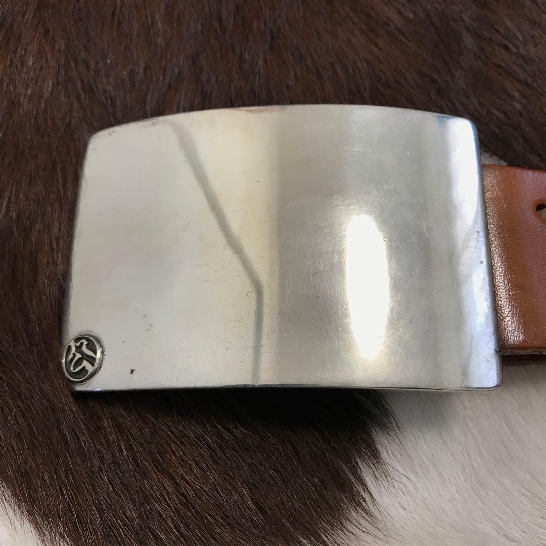 未使用美品！日本製 ビーズ屋公ちゃん シルバーバックル×1921年