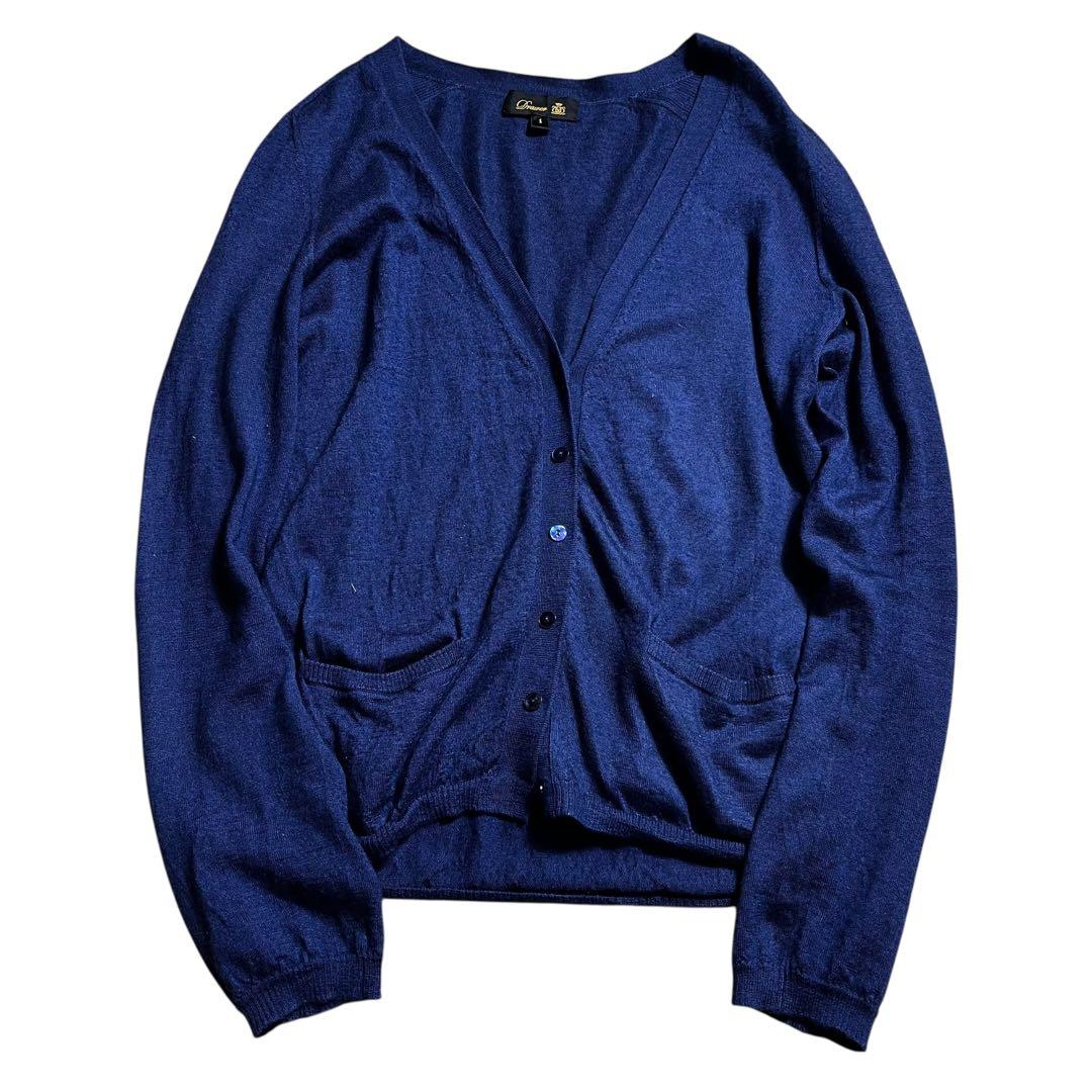 Drawer ドゥロワー カシミヤシルク カーディガン ブルー - メルカリ