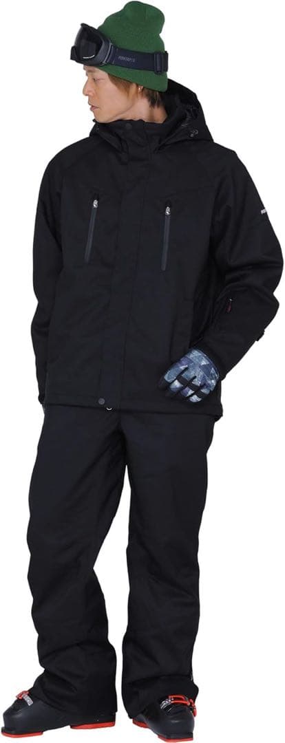 PONTAPESスキーウェア 上下セット スノボウェア ストレッチ メンズ
