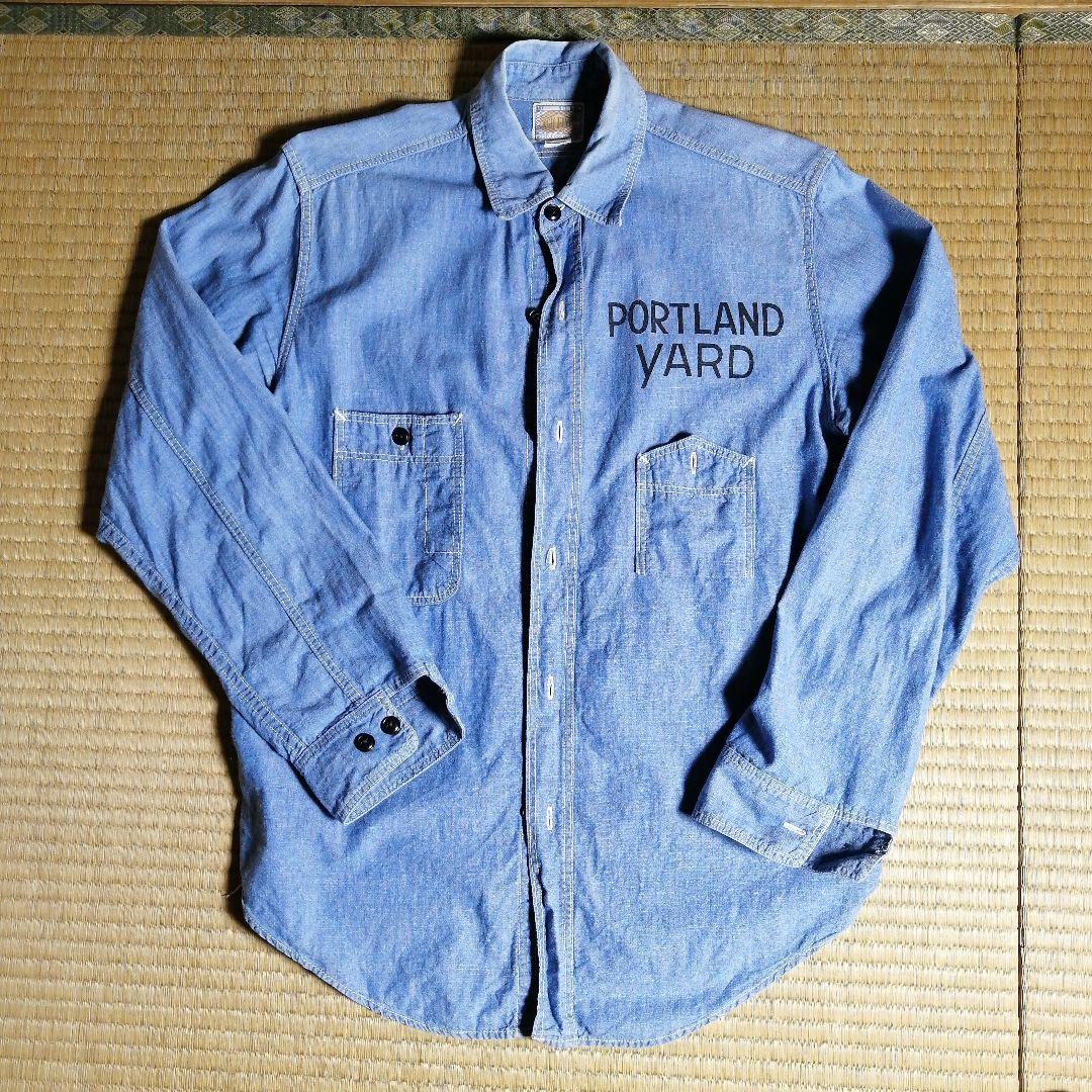 ブートレガーズ　シャンブレーシャツ　サイズL