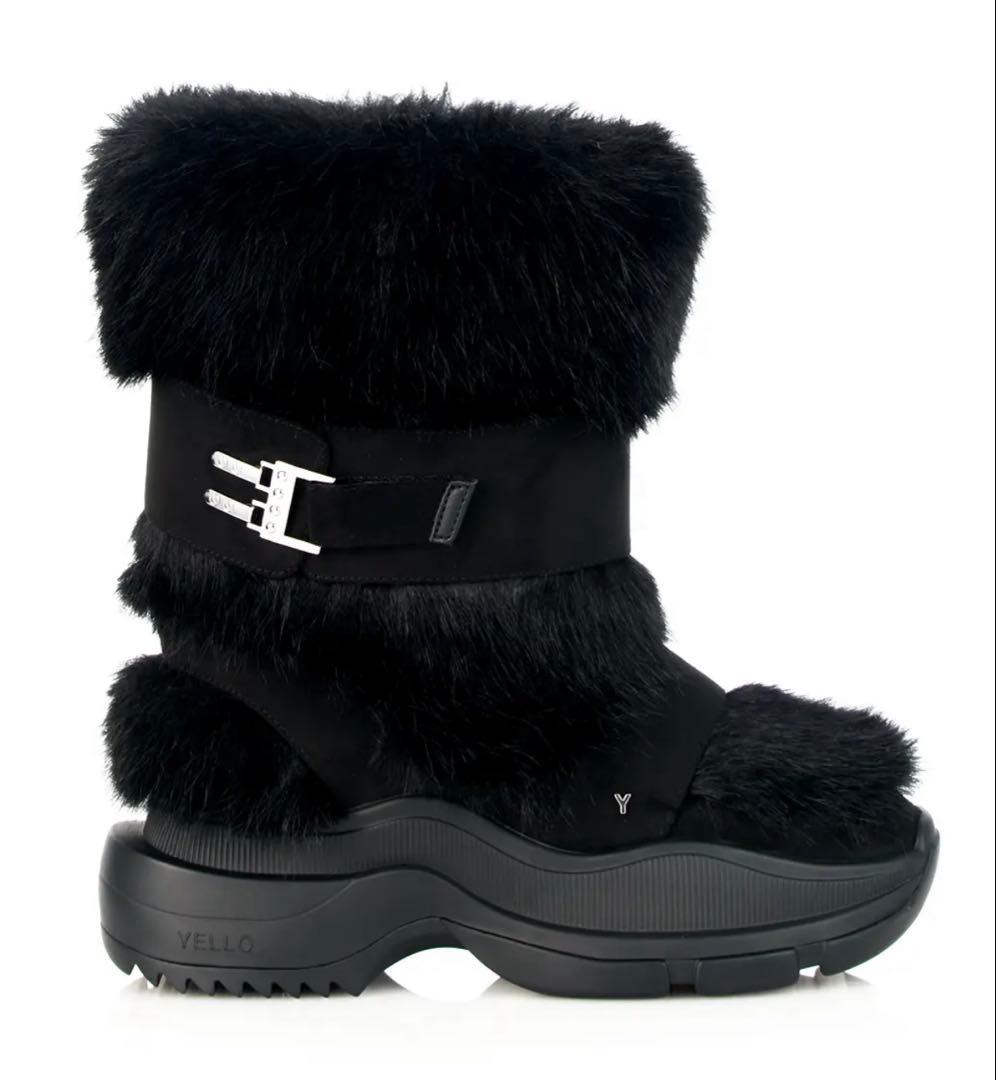 完売品YELLO NIGHT'S WATCH SHORT BOOTS Lサイズ Yellow boots - yello NIGHT'S WATCH SHORT BOOTS ファーブーツの通販