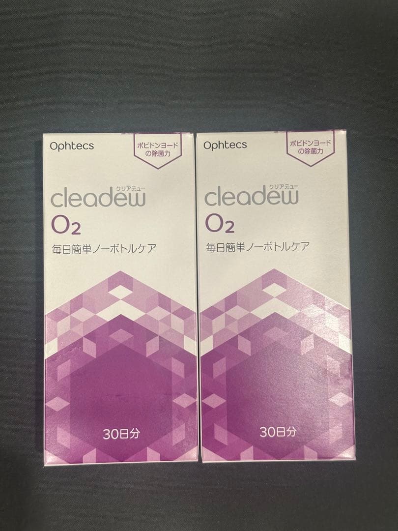 オフテクス クリアデュー O2セプト オルソケラトロジー洗浄剤 2箱